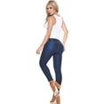 thumbnail image 3 of LT.ROSE 2018 Butt Lifting Colombian Mid Rise Jeans Pantalones Levanta Cola Blue 5, 3 of 5