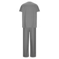 thumbnail image 6 of Hanen Basic Scrub Set for Women - Slim V-Neck Scrub Top & Multi Pocket Skinny Cargo Scrub Pants, 6 of 7