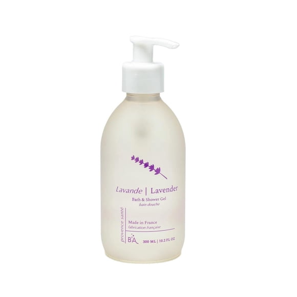 Gel de ducha Provence Sante - Gel de ducha limpiador y nutritivo profundo extra hidratante piel seca áspera sensible limpia e hidrata 10.2 oz (lavanda)