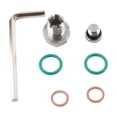 thumbnail image 2 of Engine Oil Drain Plug, Oversize  Drain Plug  Stainless Steel Self Tapping Oil Pan Thread Repair Kits  with Hex Wrench O  Gasket, 2 of 8