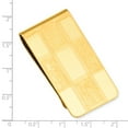 thumbnail image 3 of Gold-plated Kelly Waters Four Princess Square Engraveable Money Clip; for Adults and Teens; for Women and Men, 3 of 3