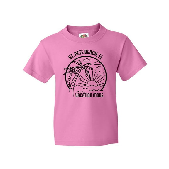 Inktastic Summer Vacation Mode St. Pete Beach Florida Youth T-Shirt
