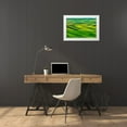 thumbnail image 3 of Eggers, Terry 24x17 White Modern Wood Framed Museum Art Print Titled - USA-Washington State-Palouse Region-Patterns in the fields of fresh green Spring wheat, 3 of 4