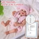 thumbnail image 5 of Muñeca Reborn BABESIDE Sunny de 43 cm con función para beber y orinar, 5 of 9