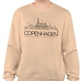 thumbnail image 2 of Skyline Copenhagen Denmark Sweatshirt Unisex 2X-Large Sand, 2 of 5