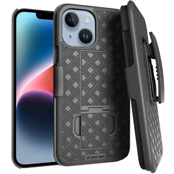 Rome Tech Apple iPhone 14 Pro Shell Holster Combo Case - Black