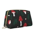 thumbnail image 2 of Xecao Amanita Mushroom Print Fashion Makeup PVC Bag Large Capacity Travel Cosmetic Bag for Women Organizer Toiletry Clutch, 2 of 8