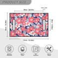 thumbnail image 5 of Renewold Golf Cart Seat Cover Soft Golf Blanket Accessories Suitable for EZGO Yamaha Club Cars and More 2-Seat Golf Cart, Tropical Hibiscus Pink Blue, 5 of 5