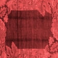 thumbnail image 1 of Ahgly Company Indoor Square Abstract Red Modern Area Rugs, 5' Square, 1 of 4