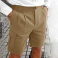 thumbnail image 5 of Zimjoy Men's Cargo Shorts Classic 10" Inseam Relaxed Fit Casual Outdoor Work Shorts with Multi Pocket for Fishing Camping Golf, Khaki 2XL, 5 of 5
