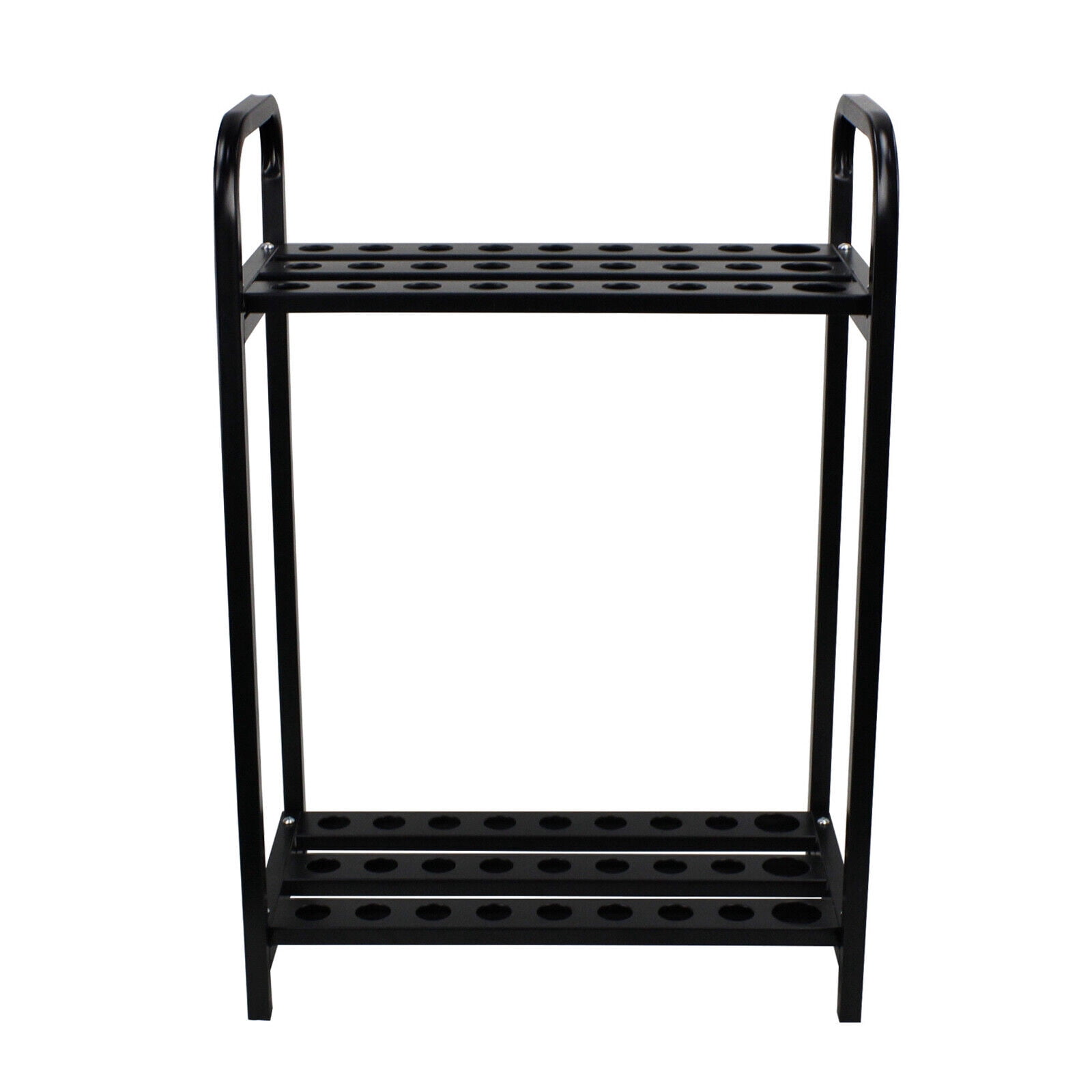 Floor Standing Golf Club Display Holder, Steel, 27-Hole Golf Clubs Organizer Rack Black