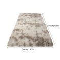 thumbnail image 5 of Luxury Fluffy Rainbow Area Rug for Girls Bedroom, Soft Fuzzy Kids Rugs for Bedroom Boys Playroom, Cute Colorful Tie Dye Princess Carpet for Nursery Living Room Teenage Home Decor (0.5*1.6m), 5 of 9