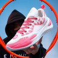 thumbnail image 4 of Men's Breathable Mesh Basketball Shoes, Low-Top Lace-Up Athletic Sneakers with Cushioned Midsole, Non-Slip High-Traction Footwear for Training, Competition, and Outdoor Sports, 4 of 10