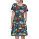 thumbnail image 1 of Easygdp Vehicles Cartoon with Funny Drivers,Animal Drivers para Vestido Transpirable de Mujer, Vestido Suelto de Manga Corta con Pliegues y Bolsillos para el Verano, 1 of 6