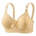 thumbnail image 2 of Dresfit Plus Size Bras for Women Wireless Bras 2026 No Underwire Push Up Bras Seamless Supportive Full Coverage Everyday Bras Complexion 42, 2 of 4