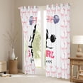 thumbnail image 3 of Feelyou Sport Weightlifting Blackout Curtains Set of 2 (52x84 Each), Bow Window Curtains, 3 of 6