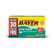 Bayer Aspirin Regiment Low Dose Enteric Coated Tablets, 81 mg, 230 Count