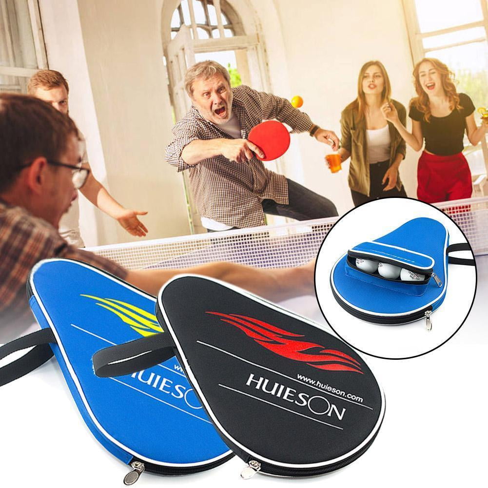 One Piece Professional New Table Tennis Rackets Bat Bag Oxford Pong Case With Balls Bag 30 X 20 Cm