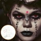 thumbnail image 5 of KAKOWELY 6 hojas de gemas faciales, brillantina, diamantes de imitación, joyas corporales, pegatinas para el rostro y los ojos, decoración de maquillaje, 5 of 5