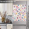 thumbnail image 4 of Dailycode Dishwasher Magnet Cover Magnetic Fridge Door Cover Home Kitchen Decor, Small Flower and Dots, 23"x 26", 4 of 6