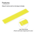thumbnail image 4 of 4pcs Blank Engraving Name Plate, 8"x2" Personalized Custom Office Desk Name Plates, Yellow/White, 4 of 5