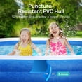 thumbnail image 2 of Inflatable Pool for Kids and Adults, 120" X 72" X 22" Oversized Thickened Family Swimming Pool for Toddlers, Outdoor, Garden, Backyard, Summer Water Party, 2 of 8