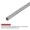 thumbnail image 5 of Uxcell 10 Pack 1/4" (6mm) Head 3/32" (2.35mm) Shank Ball D Shape Double Cut Carbide Rotary Burrs, 5 of 6