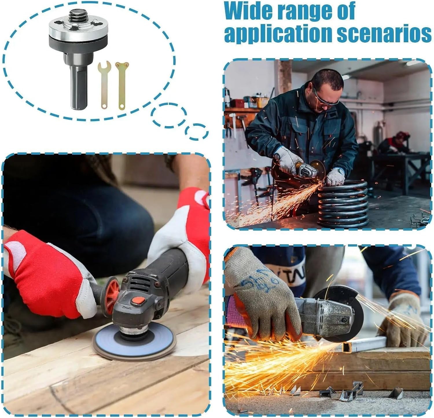 Conversion Angle Grinding Adapter Connecting Rod Kit for Electric Drill, Angle Grinder Adapter (1Set) P