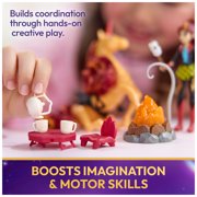 Unicorn Academy, Cinder's Campfire Set, Valentina Doll & Unicorn with Articulated Legs