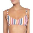 thumbnail image 1 of Peony Striped Bralette Bikini Top, Multi, 2, 1 of 1