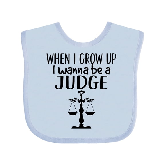 Inktastic Future Judge Law Scale Boys or Girls Baby Bib
