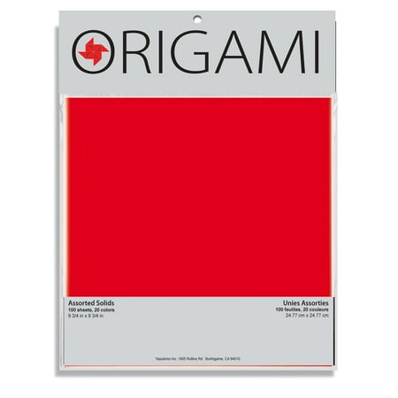 UPC: 0031248506238 | Yasutomo Fold-Ems Origami Paper 9-3/4 x 9-3/4 Inches Assorted Colors 100 Sheets
