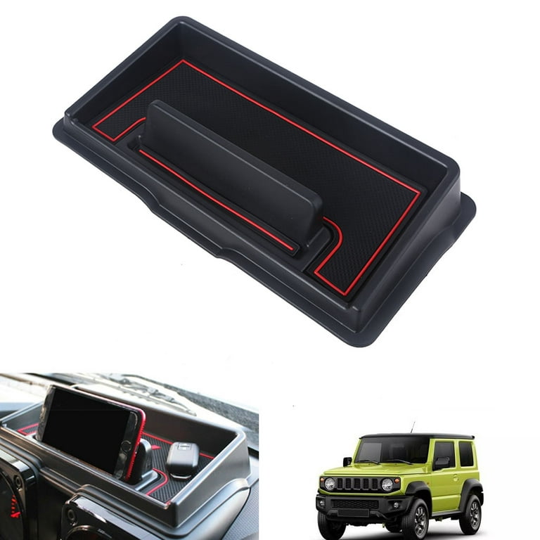 Car Inner Dashboard Storage Box For Suzuki Jimny 2019 Accessories Black &  Red