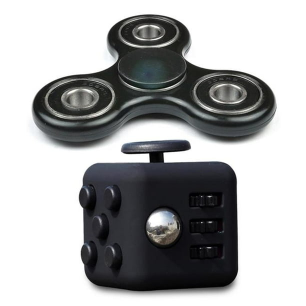 Yal New York Spin Plus Cube Fidget Cube Plus Hand Spinner Combo Pack Walmart Com Walmart Com