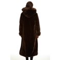 thumbnail image 3 of Women's Full Length Faux Fur Coat, 3 of 5