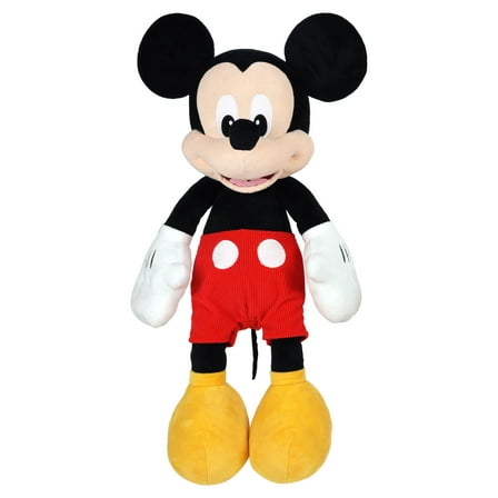 Disney Junior Mickey Mouse Jumbo 25-inch Plush Mickey Mouse, Officially Licensed Kids Toys for Ages 2 Up, Gifts and Presents