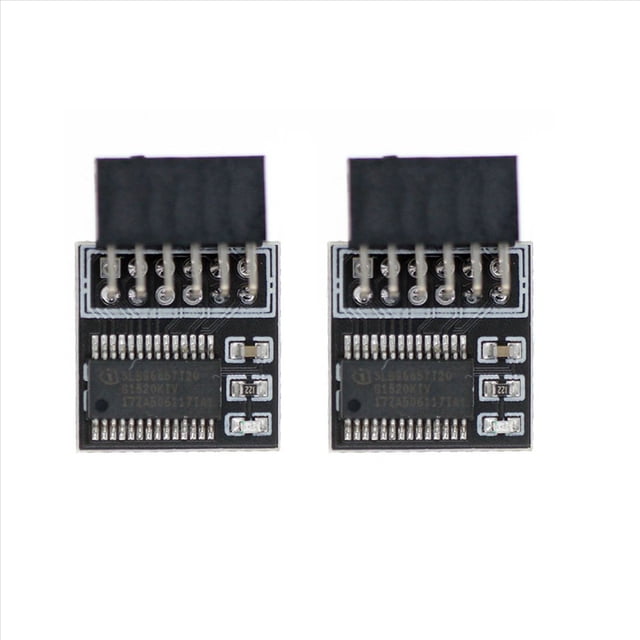 2X MóDulo de Seguridad de Cifrado TPM 2.0 Tarjeta Remota MóDulo LPC-12PIN para 12PIN LPC TPM2.0 LPC MóDulo de Seguridad de 12