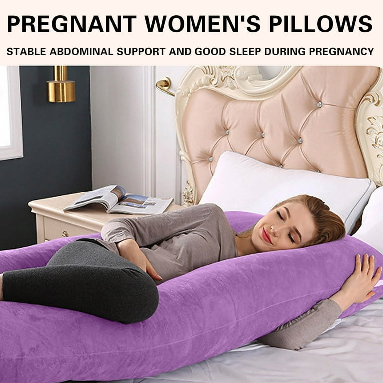 Home Full Cover U Shaped Pregnancy Pillow Cover Soft Full Body Pillow Cover Replacement Pillowcase with Zipper Fits Maternity Body Pillows Walmart