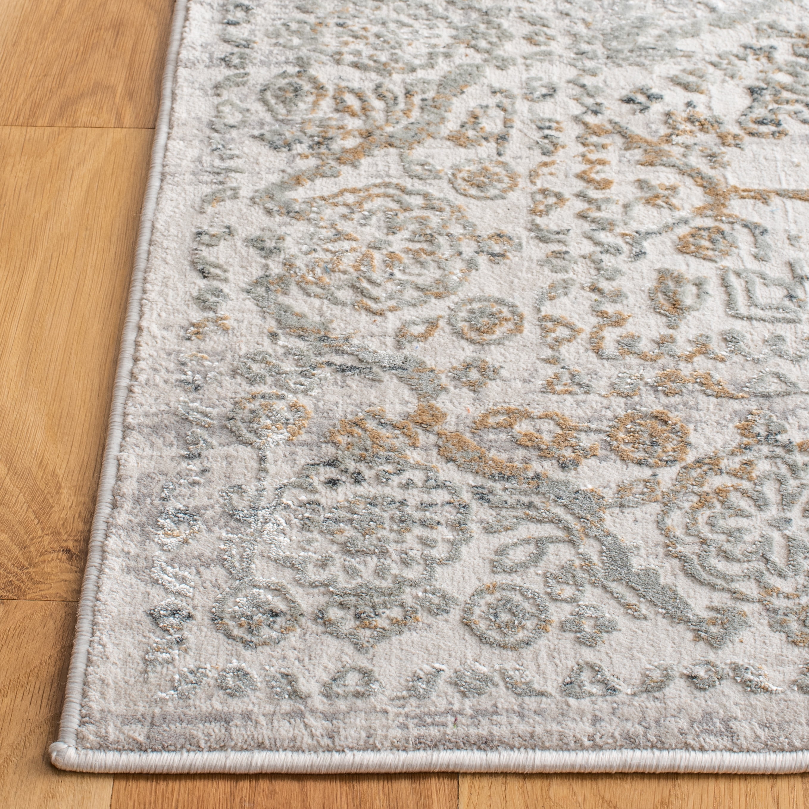 SAFAVIEH Princeton Xavier Abstract Area Rug, Beige/Grey, 6' x 9'