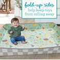 thumbnail image 3 of Infantino Foldable Soft Foam Mat, Extra-Large Playmat, 6-12 Months, Animal Pals, 3 of 8