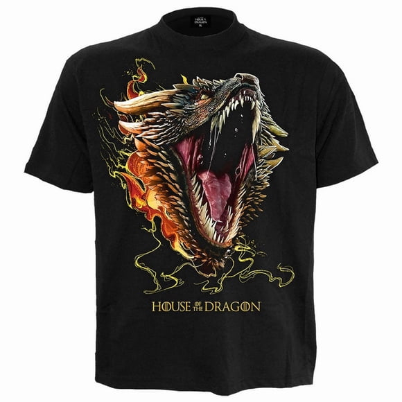 House Of The Dragon Adult HOD2 Drogon Back Print T-Shirt