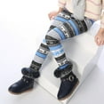thumbnail image 4 of Girls Winter Floral Warm Leggings Kids Christmas Thicken Fleece Tights Pants 2-11 Years, 4 of 6