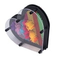 thumbnail image 1 of Pin Art Toy, 3D Three Dimensional Rainbow Hand Model DIY Ornaments Pin Art Board  for Home for Office, 1 of 8