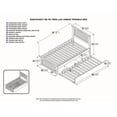 thumbnail image 3 of AFI Nantucket Twin Platform Bed with Twin Trundle in Espresso, 3 of 7