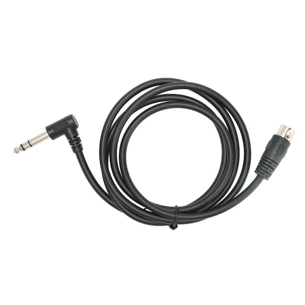 Degree Maleto MIDI Din Pin Male Cable,90 Degree 6.35mm Male DI Pin ...