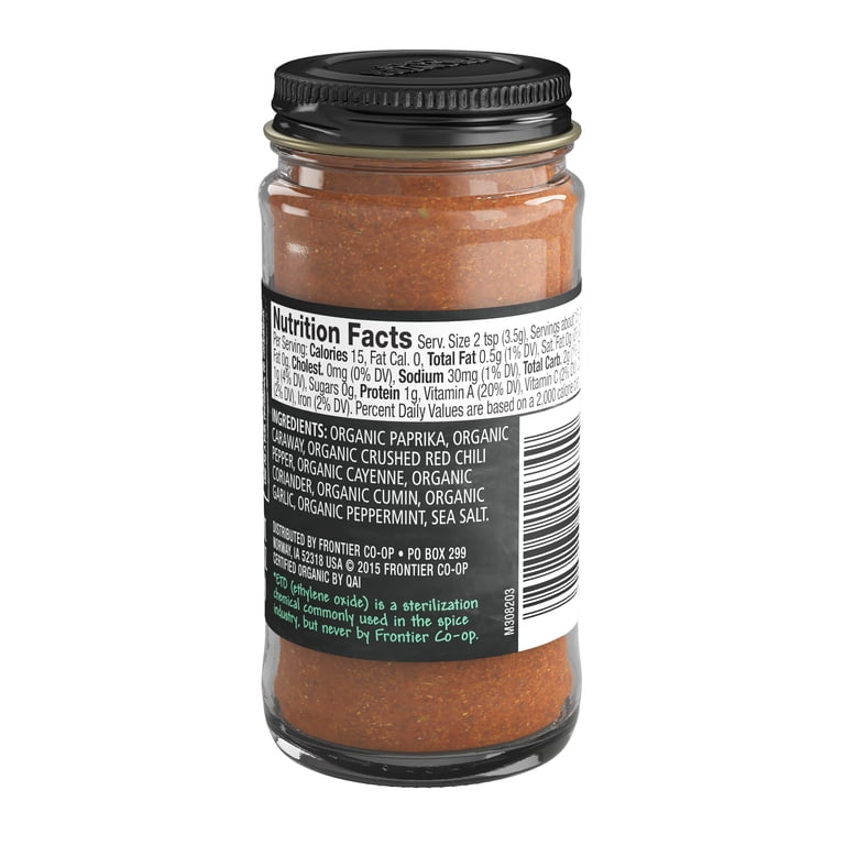 Frontier Co-Op Organic Harissa Seasoning Blend - Natural Spice