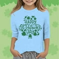 thumbnail image 2 of MuXiKeJi Clothes Toddler St. Patrick's Day Shirts Girls Boys Shamrock Graphic Tees St Patty's T-Shirt Irish Tops, 2 of 4