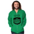 thumbnail image 5 of Baddie Bearded Grandpa Cool Funny Zip Hoodie Sweatshirt Men Brisco Brands S, 5 of 6