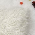 thumbnail image 6 of PiccoCasa Shaggy Faux Fur Throw Pillow Cover, 18"x18" Cushion Cover Cases for Sofa Couch Pearl White, 6 of 8