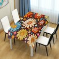 thumbnail image 4 of Yayeee Tablecloths 54" x 54" Rectangle Wrinkle Resistant Party Table Cover, Blooming Flowers, 4 of 8